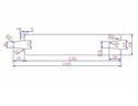 douglas blokhutprofiel gedroogd 70%pefc 28x145x4000