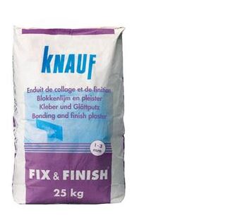 knauf fix en finish zak 25kg Nu, bij uw voordeligste online houthandel, Bijleveld Hout.