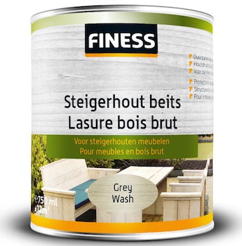 finess steigerhoutbeits binnen/buiten grey-wash Nu, bij uw voordeligste online houthandel, Bijleveld Hout.