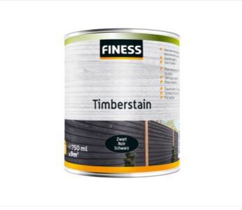 finess timberstain zwart 750ml